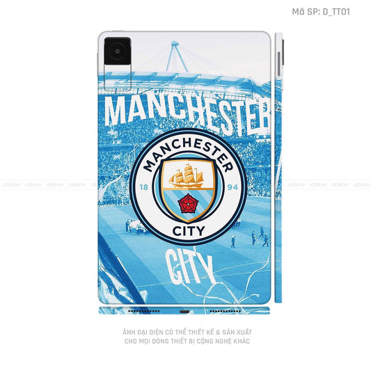 Dán Skin Máy Tính Bảng Xiaomi Mipad Hình Man City | D_TT01