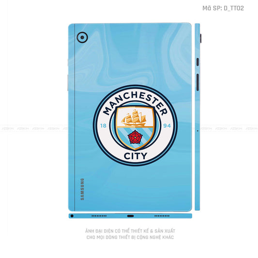 Dán Skin Galaxy Tab A Series Hình Manchester City | D_TT02