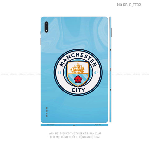 Dán Skin Galaxy Tab S8 Series Hình Manchester City | D_TT02