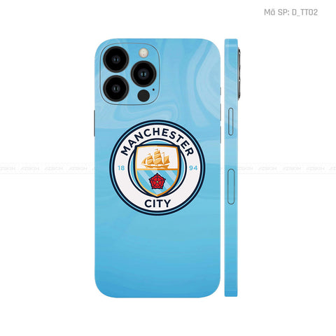 Dán Skin IPhone 12 Series Hình Manchester City | D_TT02