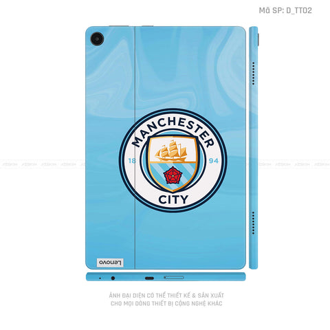 Dán Skin Máy Tính Bảng Lenovo Pad Series Hình CLB Manchester City | D_TT02