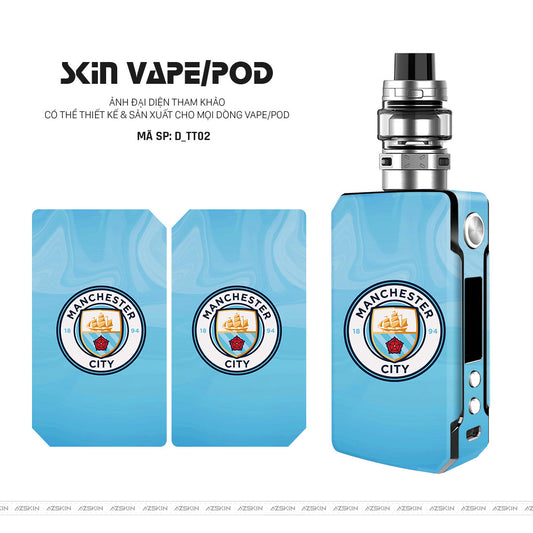 Dán Skin Vape Hình Manchester City | D_TT02