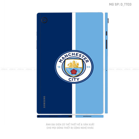 Dán Skin Galaxy Tab A Series Hình Manchester City | D_TT03