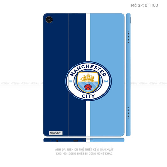 Dán Skin Máy Tính Bảng Lenovo Pad Series Hình CLB Manchester City | D_TT03
