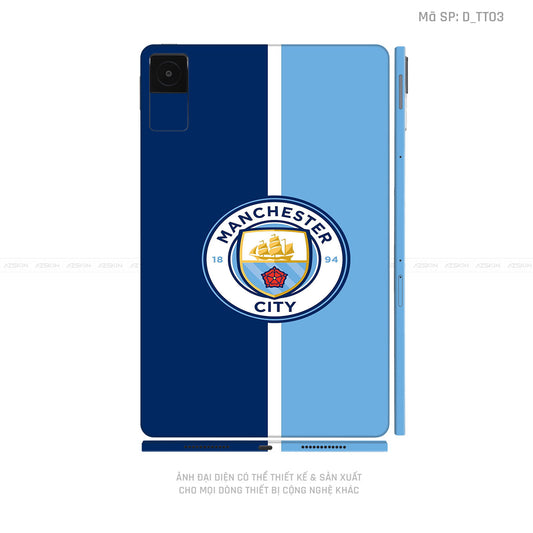 Dán Skin Máy Tính Bảng Xiaomi Mipad Hình Man City | D_TT03