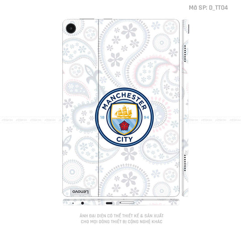Dán Skin Máy Tính Bảng Lenovo Pad Series Hình CLB Manchester City | D_TT04