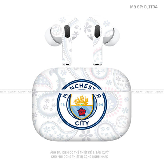 Dán Skin Tai Nghe Airpod 3 Hình Man City | D_TT04