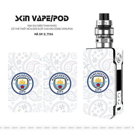 Dán Skin Vape Hình Manchester City | D_TT04