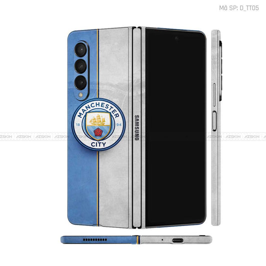 Dán Skin Galaxy Z Fold4 Hình Man City | D_TT05