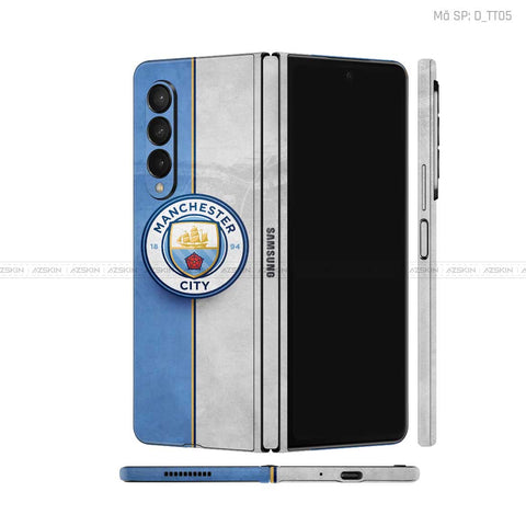 Dán Skin Galaxy Z Fold4 Hình Man City | D_TT05