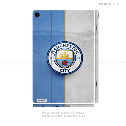 Dán Skin Máy Tính Bảng Lenovo Pad Series Hình CLB Manchester City | D_TT05