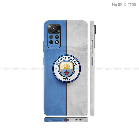 Dán Skin Xiaomi Redmi Note 11 Series Hình CLB Bóng Đá | D_TT05