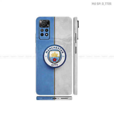 Dán Skin Xiaomi Redmi Note 11 Series Hình CLB Bóng Đá | D_TT05