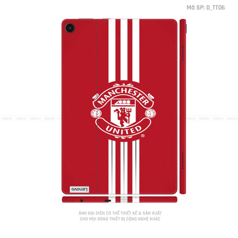 Dán Skin Máy Tính Bảng Lenovo Pad Series Hình CLB Manchester United | D_TT06