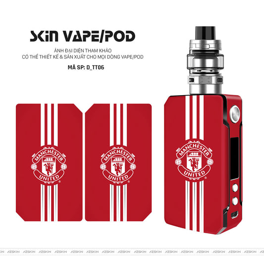 Dán Skin Vape Hình Manchester United | D_TT06
