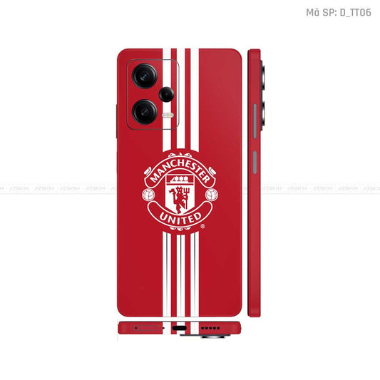 Dán Skin Xiaomi Redmi Note 12 Series Hình CLB Bóng Đá | D_TT06