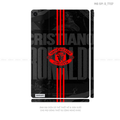 Dán Skin Máy Tính Bảng Lenovo Pad Series Hình CLB Manchester United | D_TT07