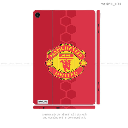 Dán Skin Máy Tính Bảng Lenovo Pad Series Hình CLB Manchester United | D_TT10