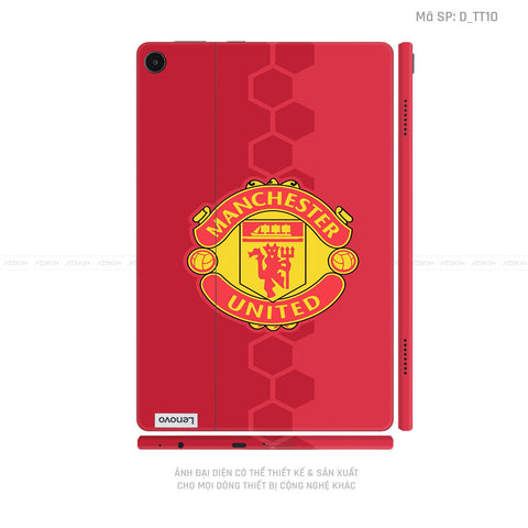 Dán Skin Máy Tính Bảng Lenovo Pad Series Hình CLB Manchester United | D_TT10