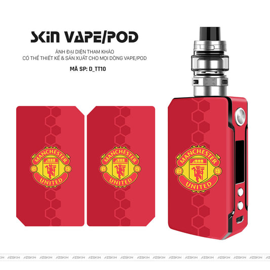 Dán Skin Vape Hình Manchester United | D_TT10