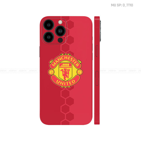 Dán Skin IPhone 13 Series Hình Manchester United | D_TT10