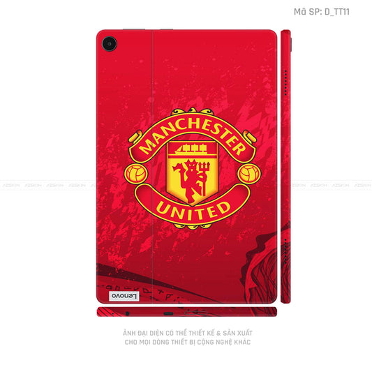 Dán Skin Máy Tính Bảng Lenovo Pad Series Hình CLB Manchester United | D_TT11