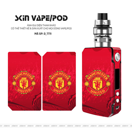 Dán Skin Vape Hình Manchester United | D_TT11