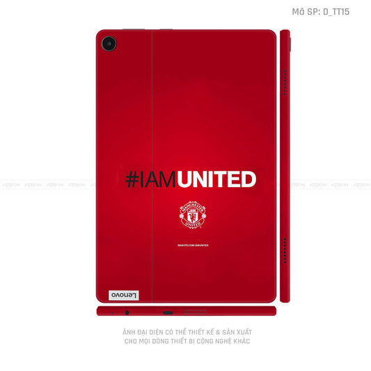 Dán Skin Máy Tính Bảng Lenovo Pad Series Hình CLB Manchester United | D_TT15