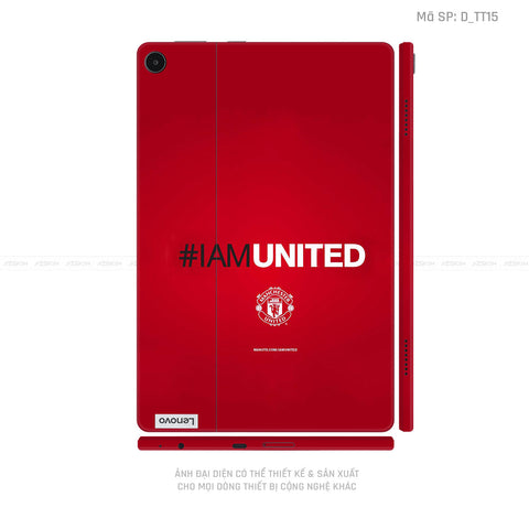 Dán Skin Máy Tính Bảng Lenovo Pad Series Hình CLB Manchester United | D_TT15