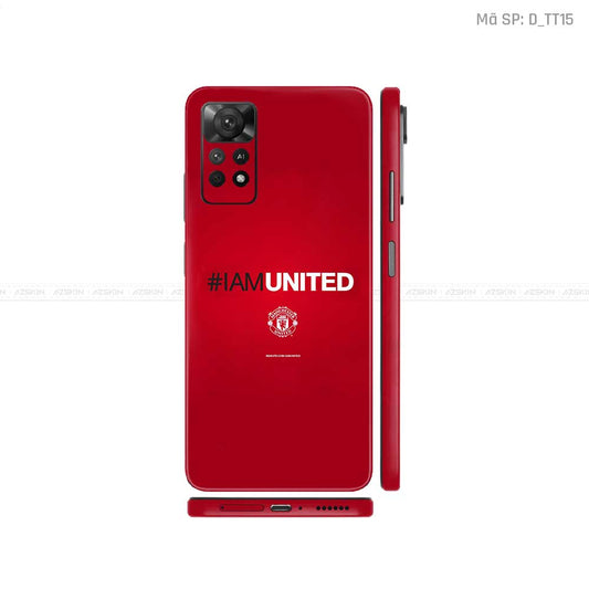 Dán Skin Xiaomi Redmi Note 11 Series Hình CLB Bóng Đá | D_TT15