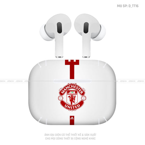 Dán Skin Tai Nghe Airpod 3 Hình Manchester United | D_TT16