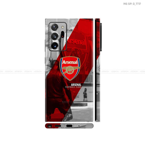 Dán Skin Galaxy Note 20 Series Hình Thể Thao Arsenal | D_TT17