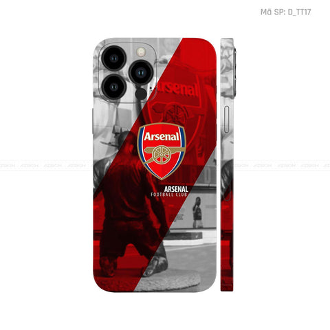 Dán Skin IPhone 13 Series Hình Arsenal | D_TT17