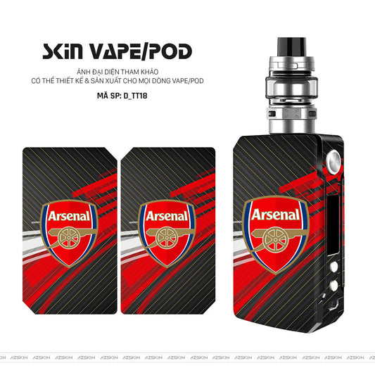 Dán Skin Vape Hình Arsenal | D_TT18
