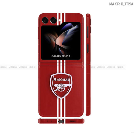 Dán Skin Galaxy Z Flip 7 Hình Arsenal | D_TT19A