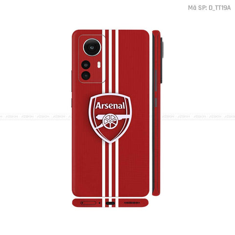 Dán Skin Xiaomi 12 Series Hình CLB Bóng Đá | D_TT19A