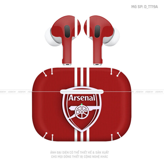 Dán Skin Tai Nghe Airpod 3 Hình Arsenal | D_TT19A