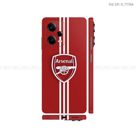 Dán Skin Xiaomi Redmi Note 12 Series Hình CLB Bóng Đá | D_TT19A