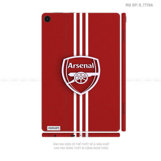Dán Skin Máy Tính Bảng Lenovo Pad Series Hình CLB Arsenal | D_TT19A