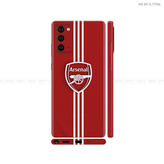 Dán Skin Galaxy Note 20 Series Hình Thể Thao Arsenal | D_TT19A