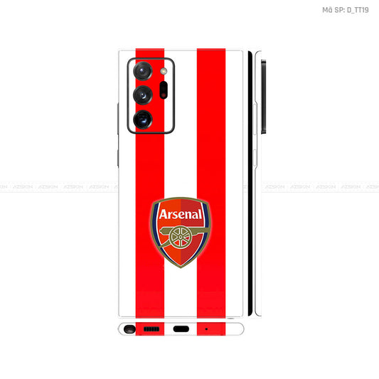 Dán Skin Galaxy Note 20 Series Hình Thể Thao Arsenal | D_TT19