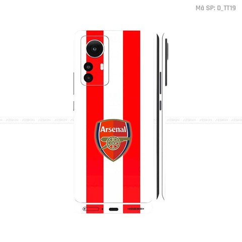 Dán Skin Xiaomi 12 Series Hình CLB Bóng Đá | D_TT19
