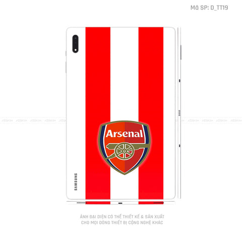 Dán Skin Galaxy Tab S9 Series Hình CLB Arsenal | D_TT19