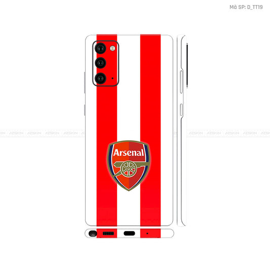 Dán Skin Galaxy Note 20 Series Hình Thể Thao Arsenal | D_TT19