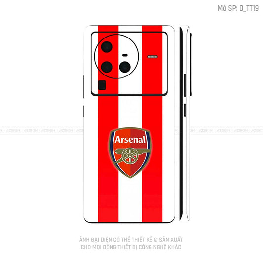 Dán Skin Vivo X Series Hình Arsenal | D_TT19