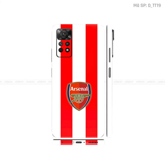 Dán Skin Xiaomi Redmi Note 11 Series Hình CLB Bóng Đá | D_TT19