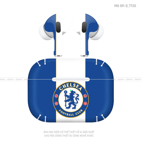 Dán Skin Airpod Pro/ Pro 2 Hình Chelsea | D_TT20