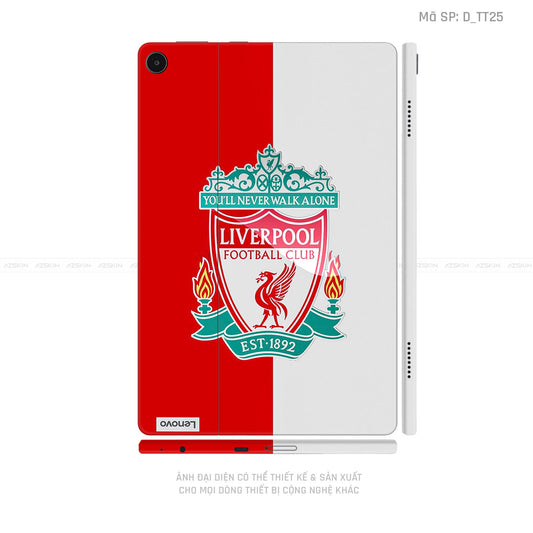 Dán Skin Máy Tính Bảng Lenovo Pad Series Hình CLB Liverpool | D_TT25