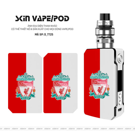 Dán Skin Vape Hình Liverpool | D_TT25