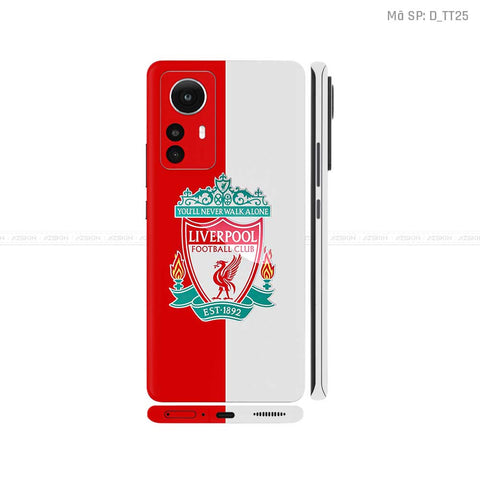 Dán Skin Xiaomi 12 Series Hình CLB Bóng Đá | D_TT25